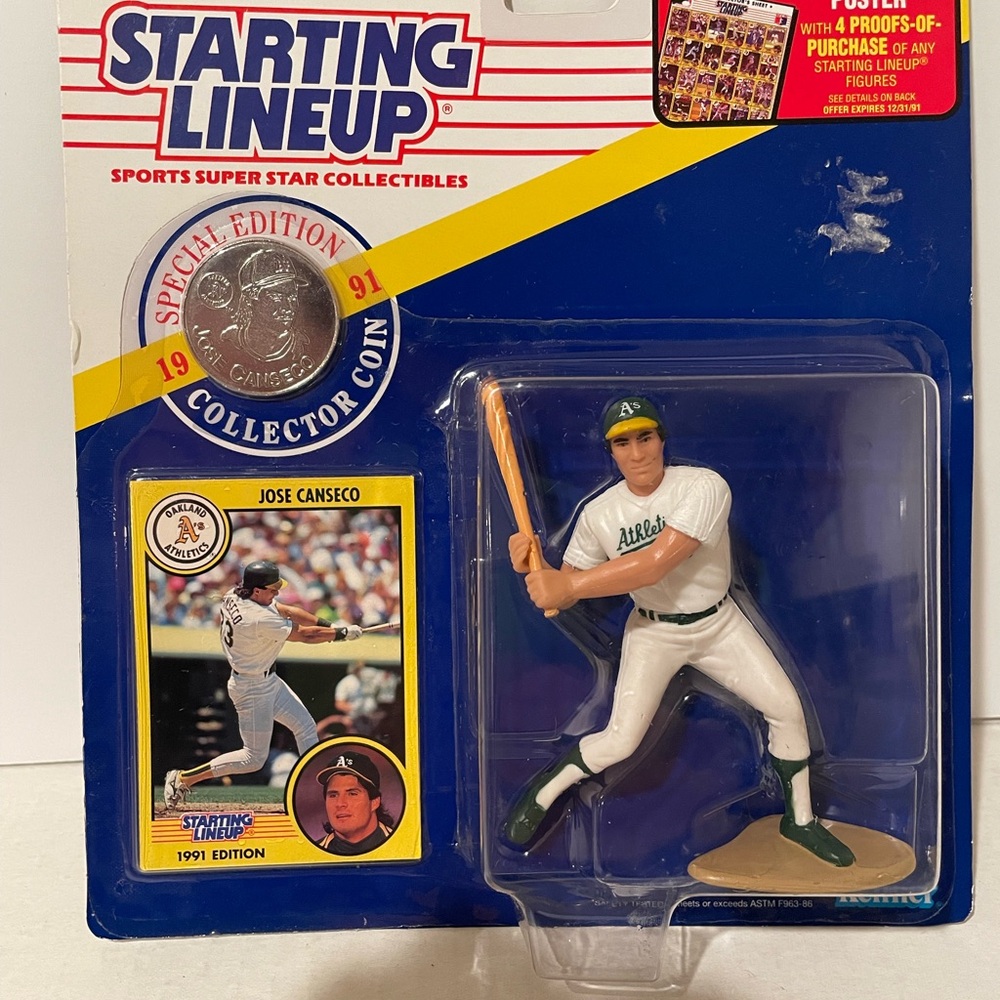Starting Lineup Jose Canseco Figure - 1991 Edition